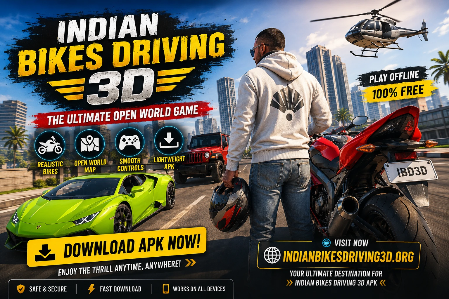 Indian Bikes Driving 3d