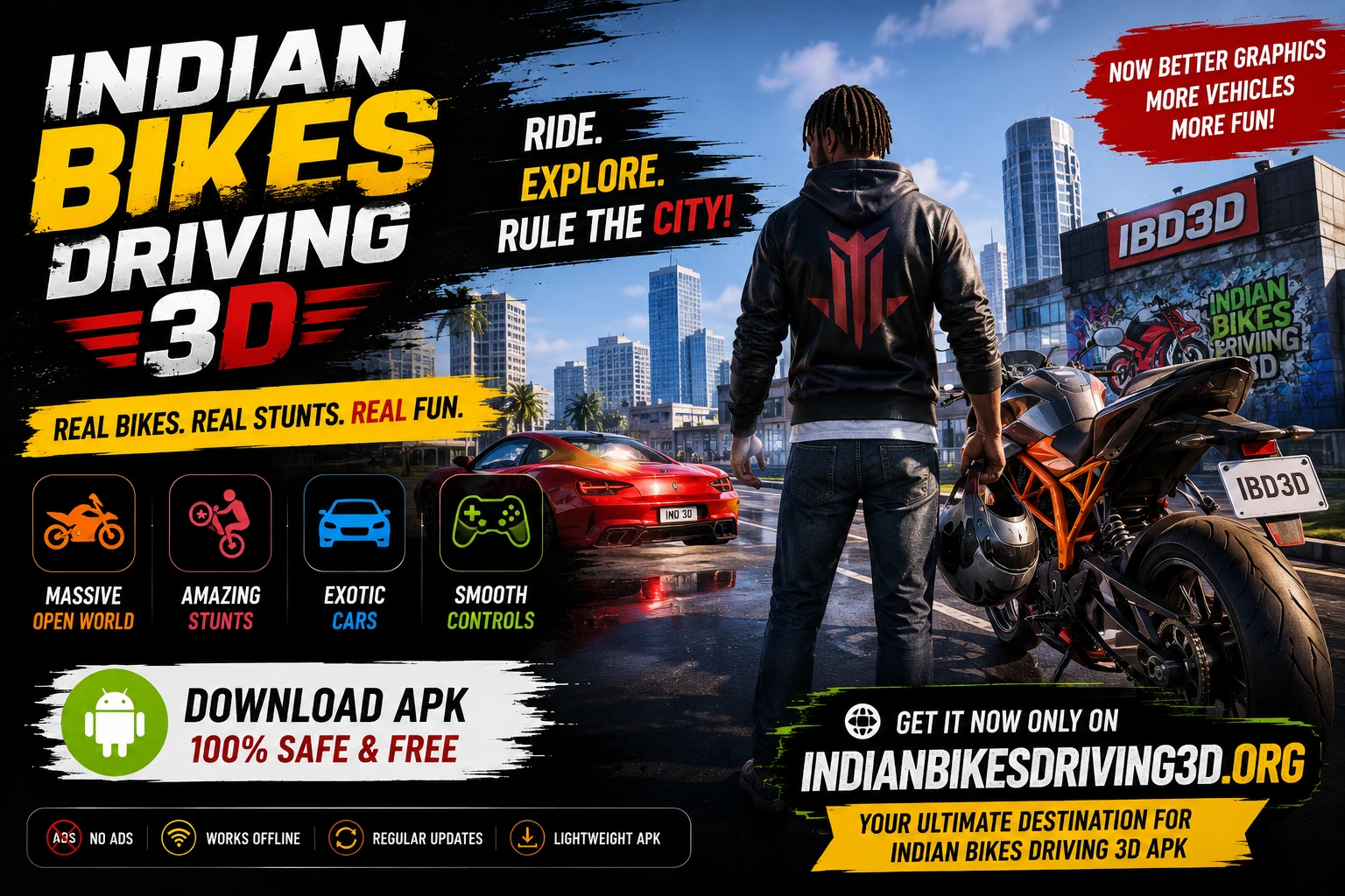 Indian Bikes Driving 3d